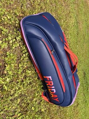 Friday Pickleball Backpack in Sunset (purple +orange)